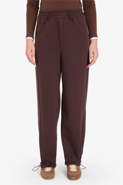 Thick Sweatshirt Fabric Trousers