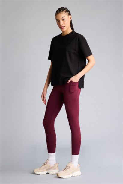 High Waist Ankle Length Leggings