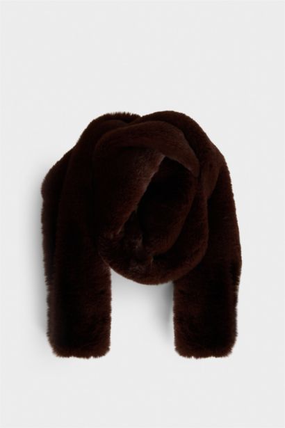 Woman Animal Print Cotton Scarf