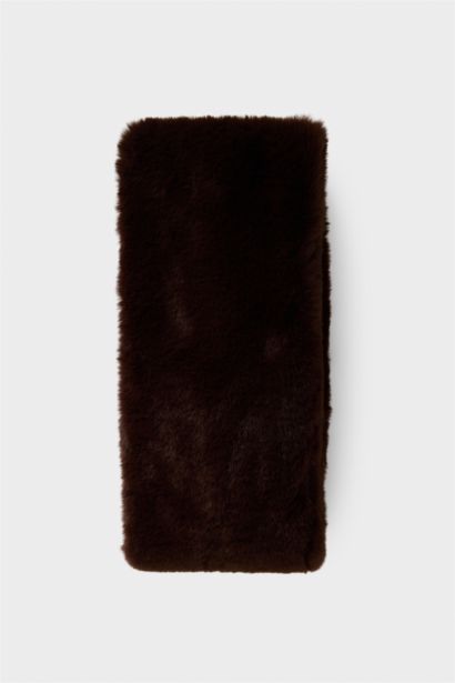 Woman Animal Print Cotton Scarf