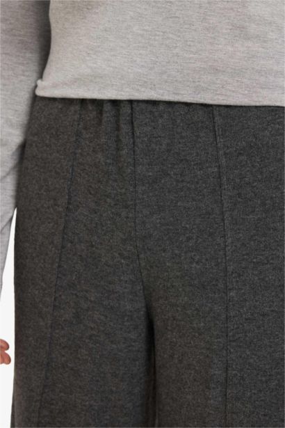 Wide Leg Soft Touch Trousers