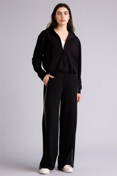 Standart Fıt Kapüşonlu Modal Hırka