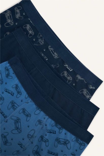 Boy Animal Print Cotton 3 Piece Boxers