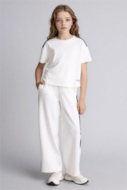 Wıde Leg Modal Pantolon Kız Çocuk