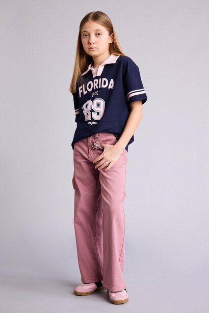 Girl Printed Oversize T-Shirt