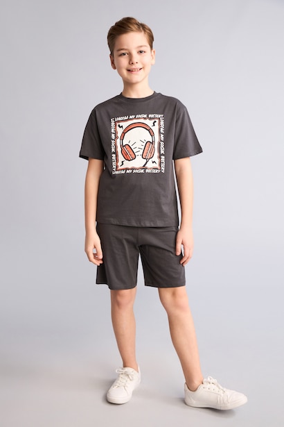 Boy 2 piece Shorts T-Shirt Regular Fit Set