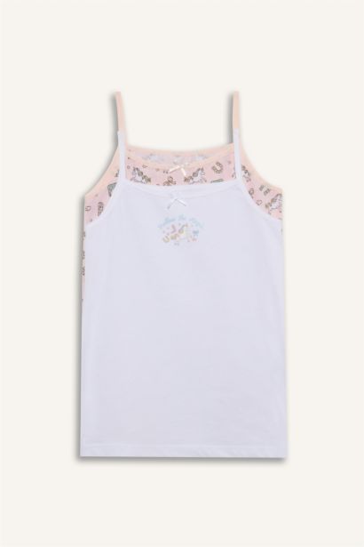 Girl Unicorn Print 2 Piece Undershirts