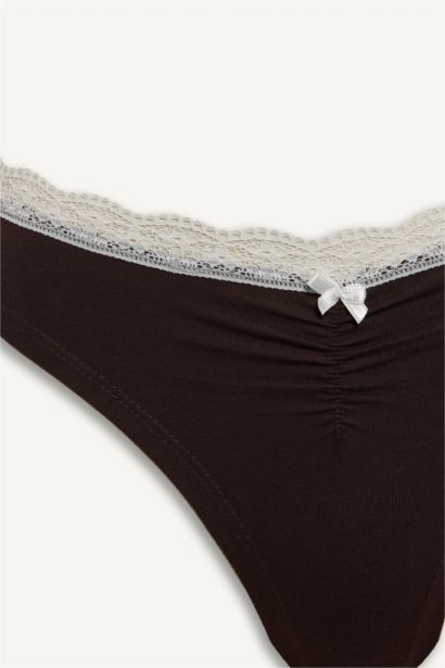 Dantel Detaylı 3'lü Külot