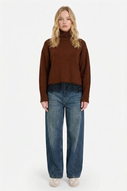 بلوز صوف قصة عادية بياخة عالية هاينك