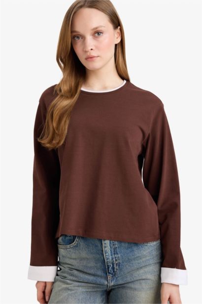 Loose Fit Long Sleeve Tunic