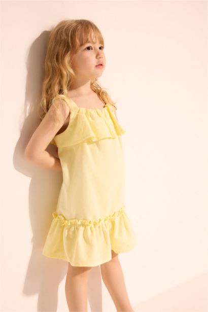 Regular Fit Sleeveless Woven Dress