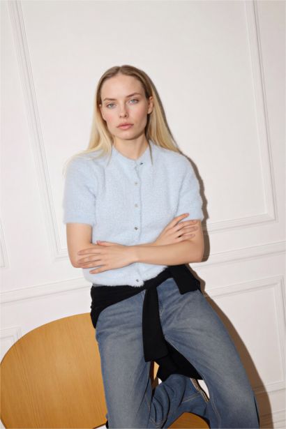 Cardigan en maille Coupe régulière