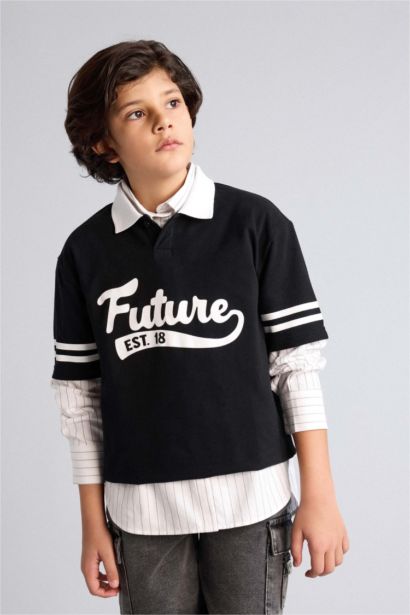 Oversıze Pike Polo Tişört