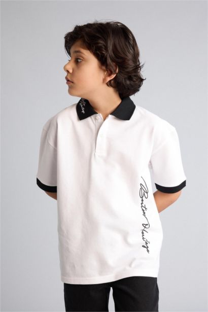 Oversıze Polo Yaka Tişört