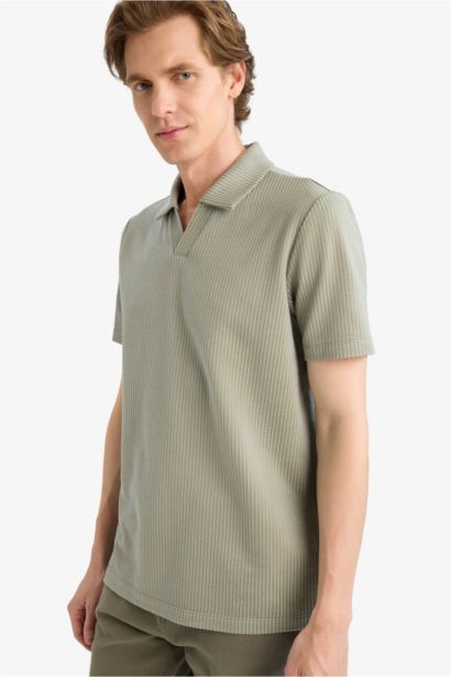Regular Fit Short Sleeve Polo T-Shirt
