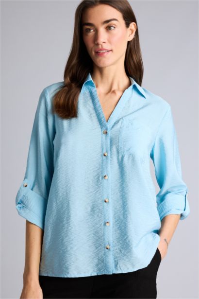 Chemise à manches longues Coupe régulière