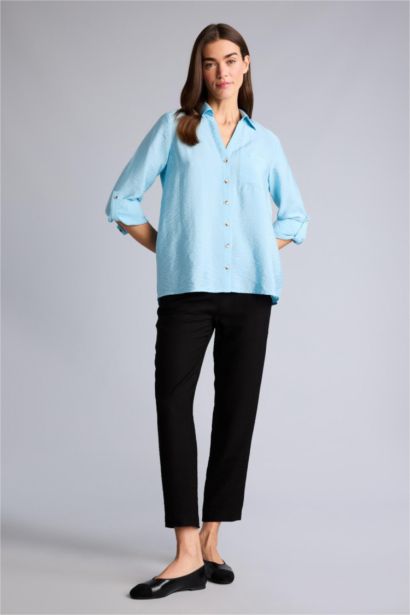 Chemise à manches longues Coupe régulière
