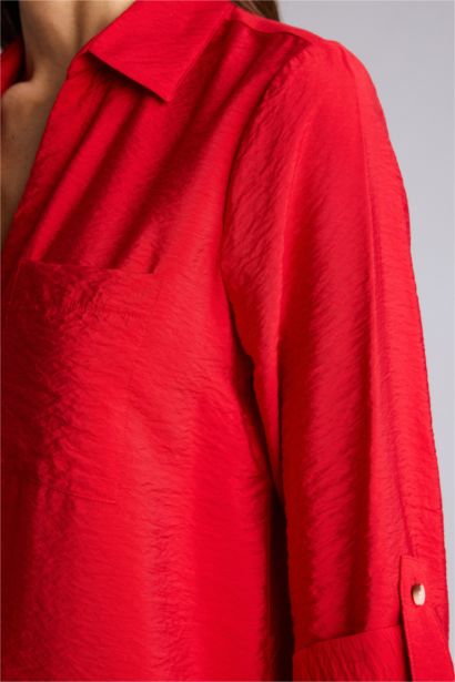 Chemise à manches longues Coupe régulière