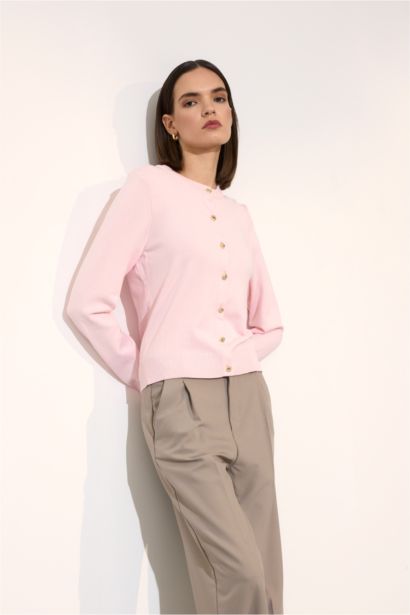 Cardigan en maille Coupe régulière