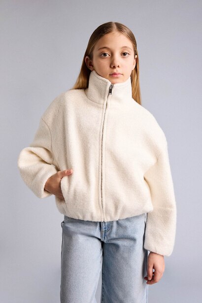 Girl Turtleneck Puffer Jacket