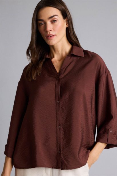 Chemise à manches longues Coupe régulière