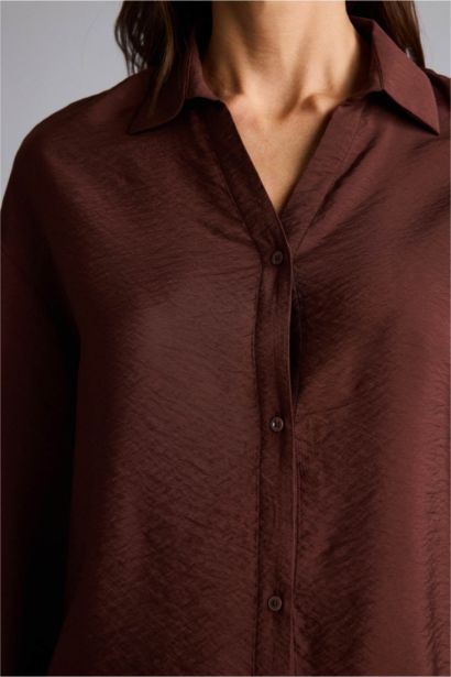 Chemise à manches longues Coupe régulière