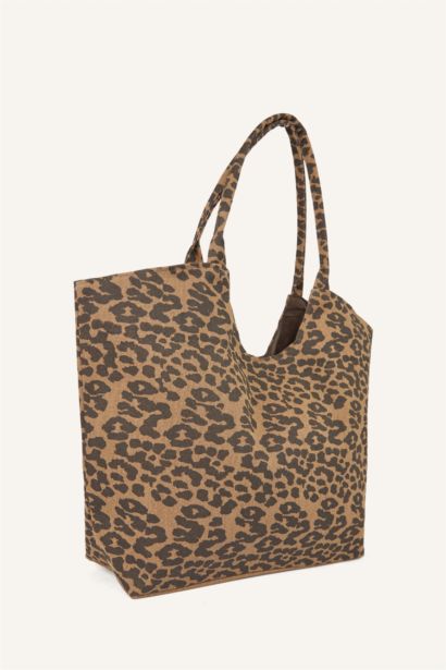 Woman Embroidered Canvas Beach Bag