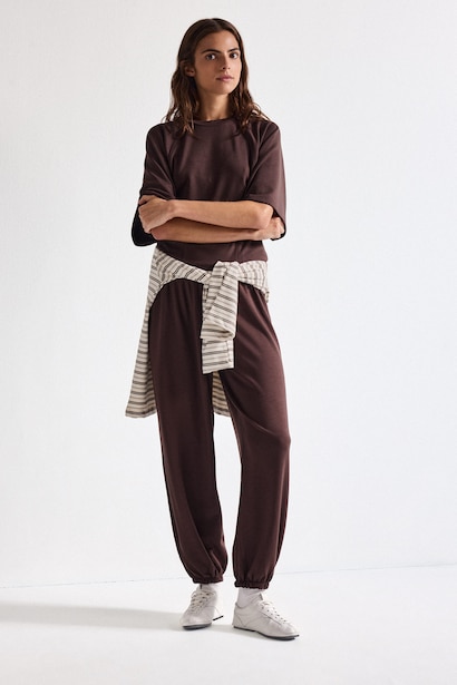Balloon Fit Trousers