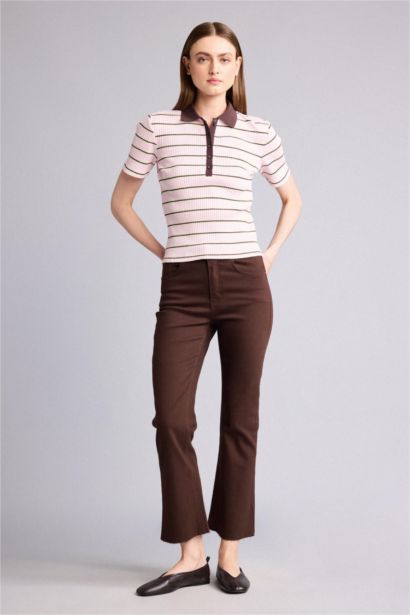 Slim Fit Short Sleeve Polo T-Shirt