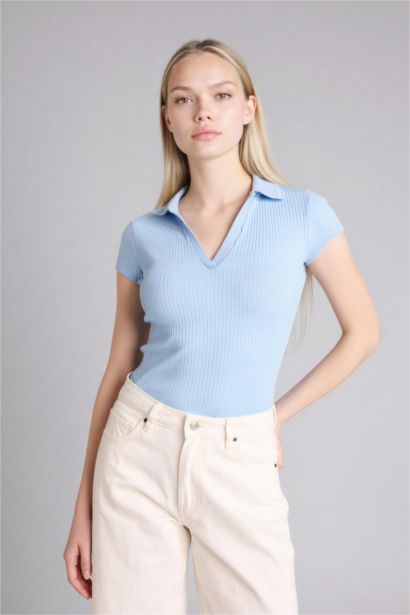 Woman Short Sleeve Polo T-Shirt