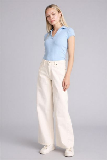 Woman Short Sleeve Polo T-Shirt