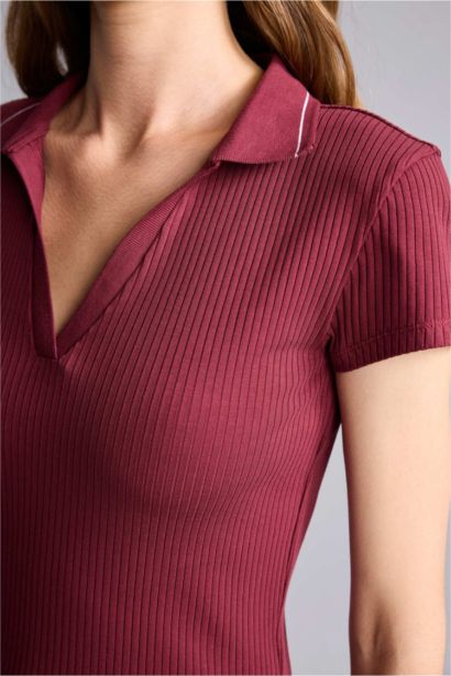 Fitilli Basic Polo Tişört