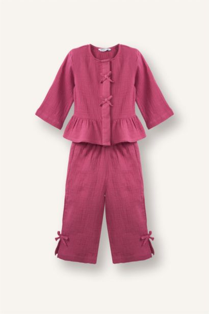 Baby Girl Muslin 2 Piece Set
