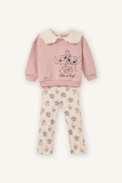 2 piece Regular Fit Baby Collar Lilo & Stitch Licensed Set