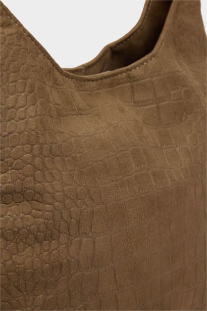 Kadın Süet Omuz Çantası