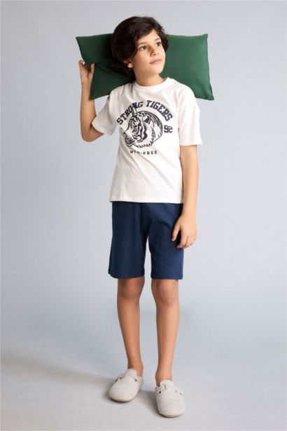 Tişört Şort 2'li Pijama Takımı Erkek Çocuk