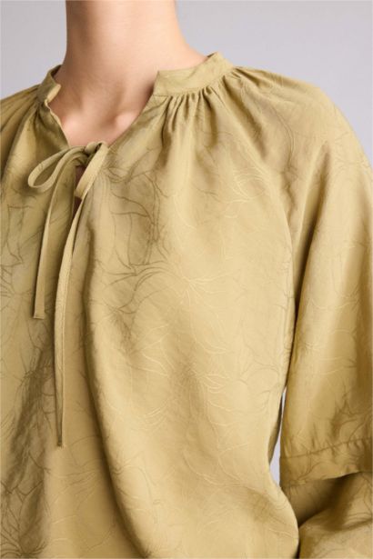 Relaxed Fit Uzun kollu Bluz