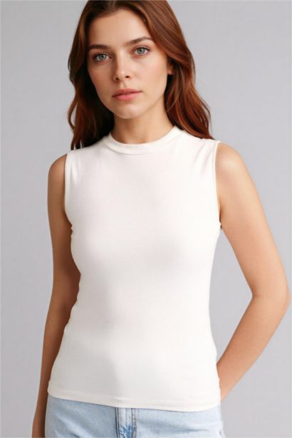 بلوز نص ردن سليم فيت هاينك وياخة عالية