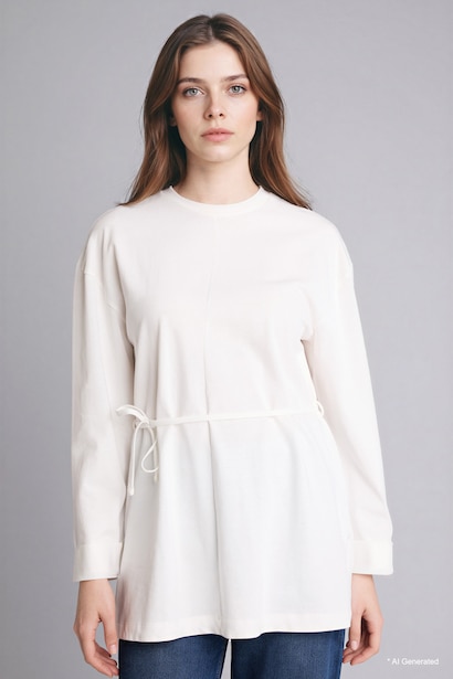 Loose Fit Long Sleeve Tunic