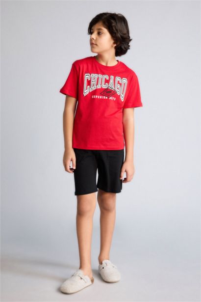 Tişört Şort 2'li Pijama Takımı Erkek Çocuk