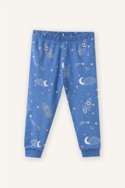 طقم بيجاما اولادي قصة عادية من قطعتين