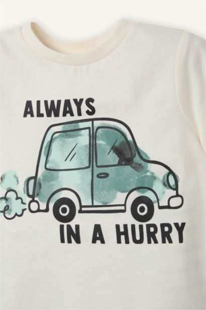 Baby Boy Vehicle Print 2 Piece Pajama Set