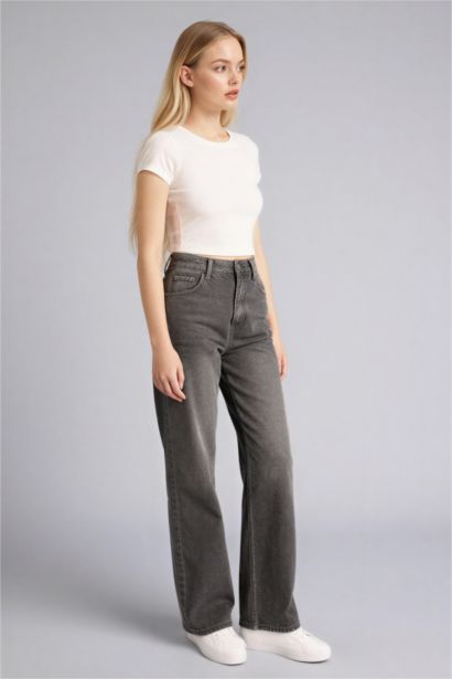 سروال جينز برجل واسع ستايل التسعينات