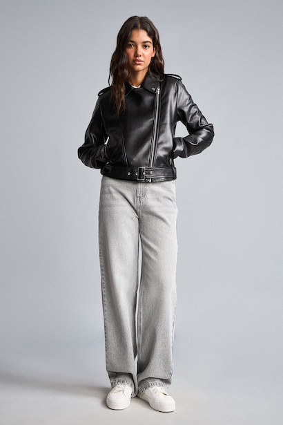 Faux Leather Jacket