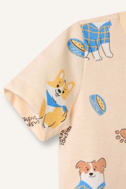 Baby Boy 2 Piece Printed Pyjamas Set