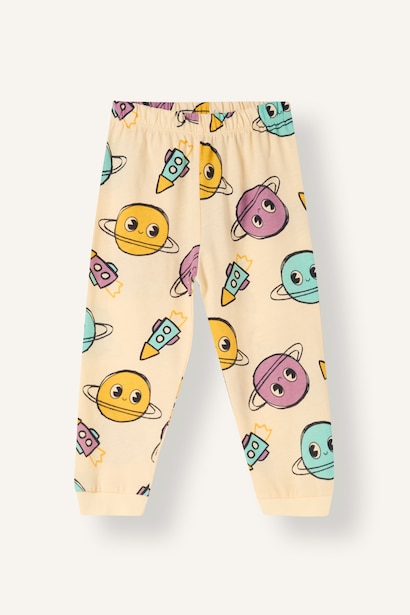 Baby Boy Patterned 4 Piece Pajama Set