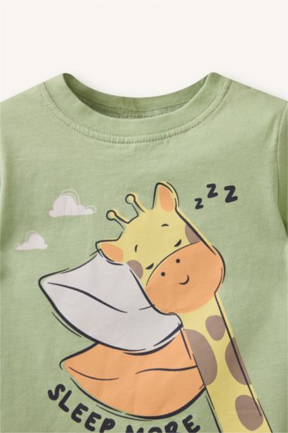 Baby Boy Patterned 2 Piece Pyjamas Set