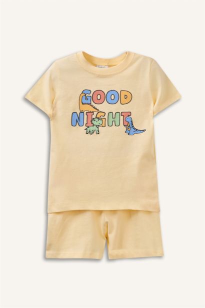 Hayvan Desenli 2'li Pijama Takımı Erkek Bebek