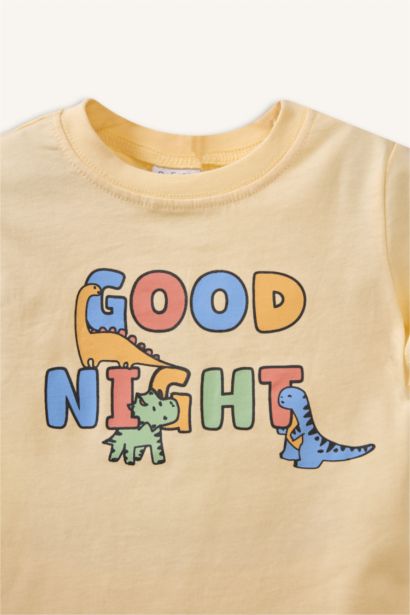 Hayvan Desenli 2'li Pijama Takımı Erkek Bebek