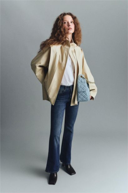 Mia Flare Fit Normal Waist Long Jeans